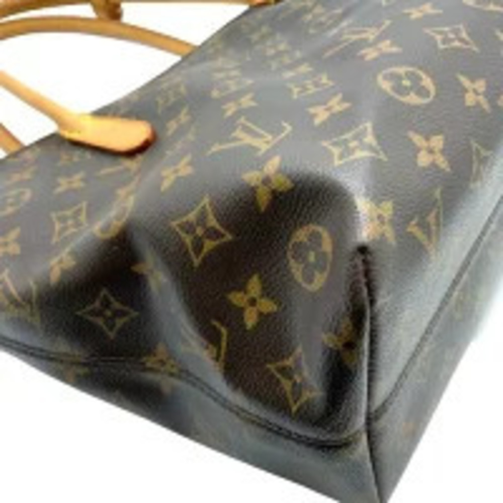 LOUIS VUITTON Raspail Monogram Tote Bag Shoulder Brown Zipper Closure - Picture 5 of 11